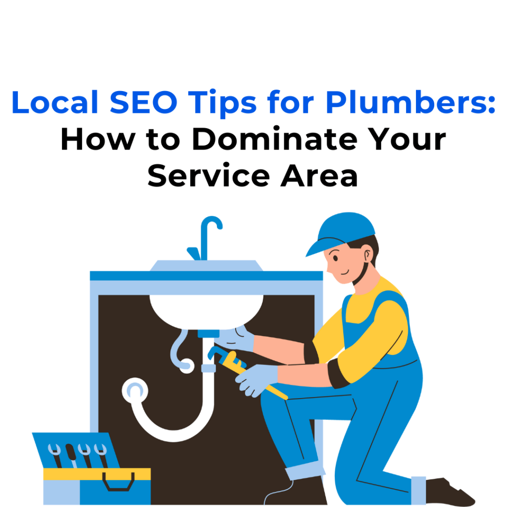 A plumber in a blue uniform is kneeling on the floor, working on a pipe with a wrench.