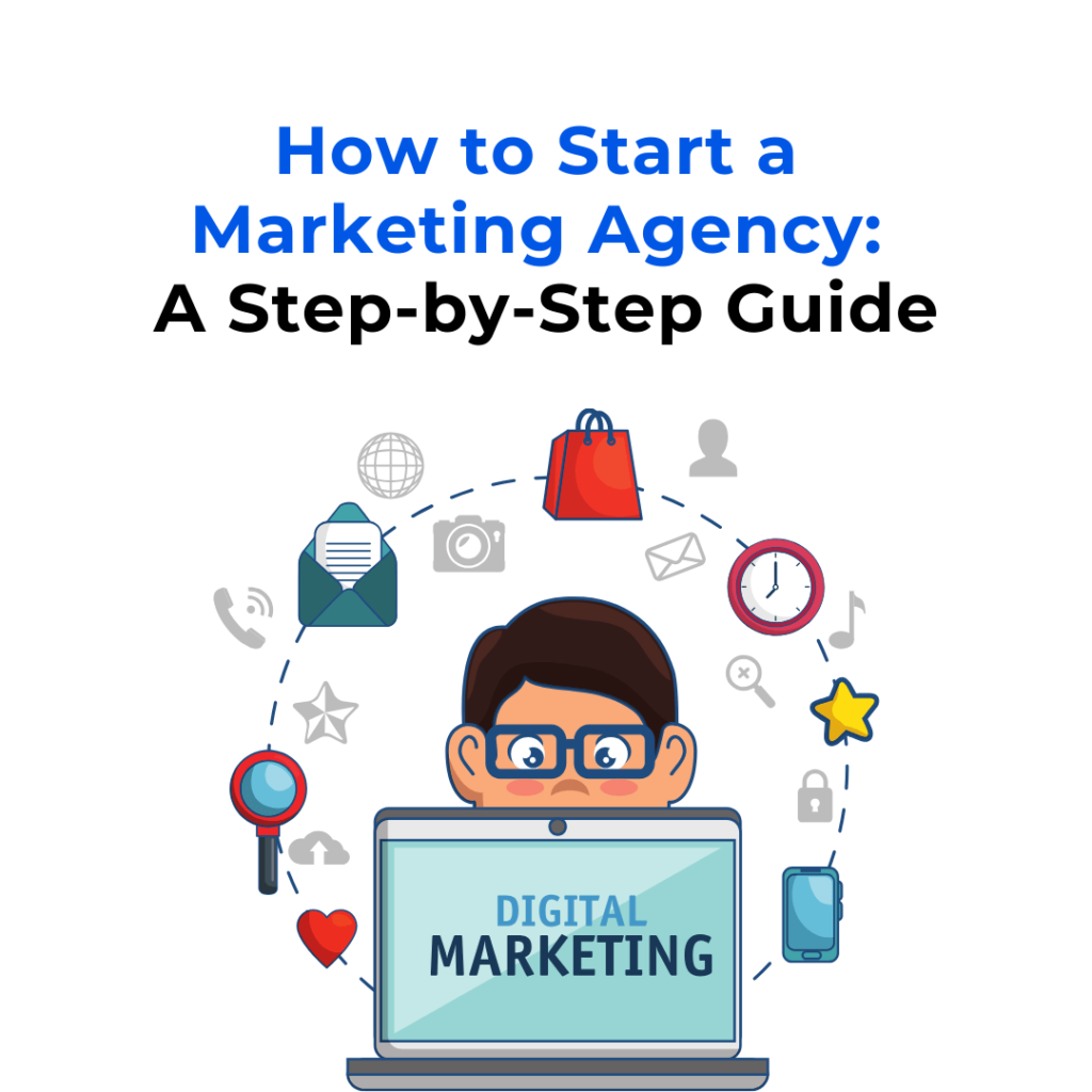 Digital Marketing section of a guide on how to start a marketing agency.